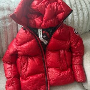 Canada Goose Bold Red Puffer Jacket